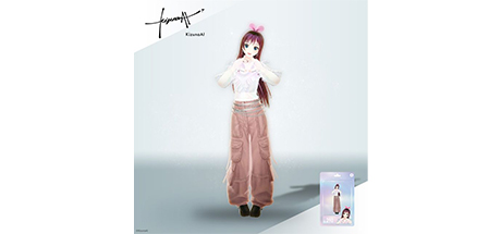 KizunaAI(Vintage Work 의상) 홀로 모델 본체